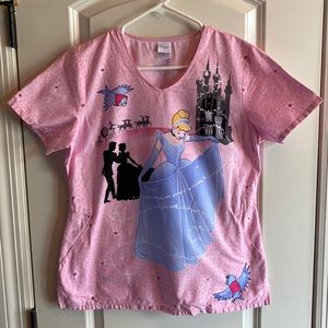 Disney scrub top